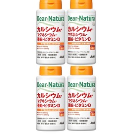 Dear Natura Calcium, Magnesium, Zinc, Vitamin D, 180 Tablets x 4 Packs
