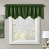 StangH Moss Green Valance for Window Christmas Home Decoration Privacy