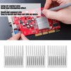 8Pcs Cooling Fins Aluminum Power Radiator Heat Sink Kit for