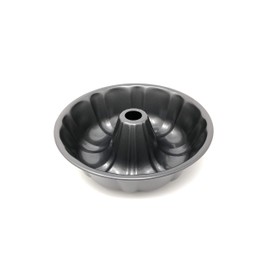 Chicago Metallic Bakeware CM16001CAN Professional Non-Stick 10" Fluted Tube Pan, Grey