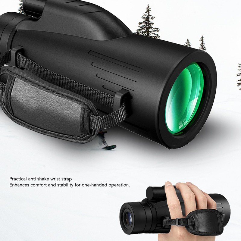 12x50 Portable Monocular Multi Layer Coating HD Zoom Lens Large
