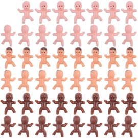 CCINEE 150 PCS Mini Babies for Ice Cube Game, Tiny Plastic King Cake Babies Figurines Bulk for King Cake Baby Shower Games Party Decorations