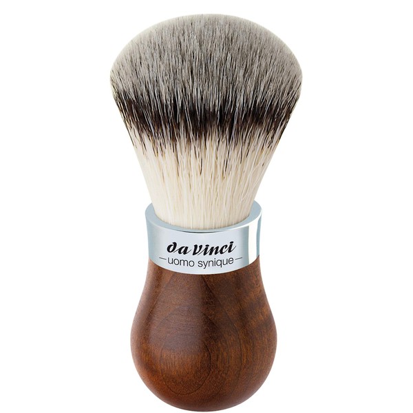 da Vinci Shaving Series 279 UOMO Synique Shaving Brush, Synthetic with Kebony Wood Handle, 22mm