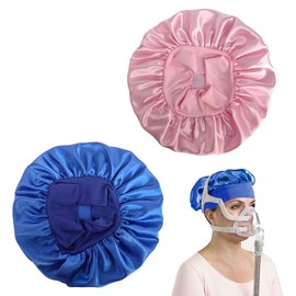 2 Pcs Bonnet,Silk Bonnet,Silk For Sleeping Women,For Sleeping,Hair Cover For,Hair Protector For,Prevent Tangles From Mask Straps