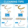 Exluvon Ultrasonic Retainer Cleaner 45kHz, 250ML Portable Ultrasonic Cleaner, Professional