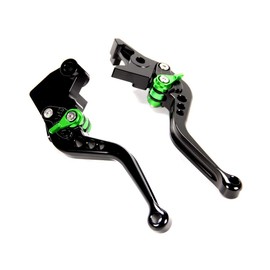 motor-mh Short Brake Clutch Levers for Kawasaki Ninja 300/Z300 2013-2017, Ninja 400 2018-2020, Ninja 125 2019, KLX230/R 2020-2021,Ninja 250R 2008-2012, Z250 2013-2014, Z125 pro 2015-2020,250/300X