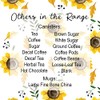 Purely Home Yellow Sunflowers Decaf Coffee Storage Canister - White