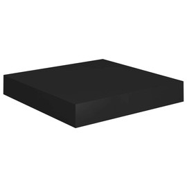 Casafoyer Floating Wall Shelf Black 9.1"x9.3"x1.5" MDF