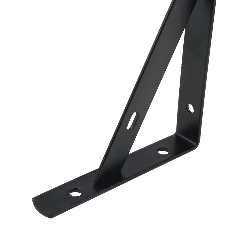 JAPCHET 10 PCS 6 Inch Shelf Support Bracket, 15cm Triangle