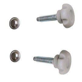 Replacement Parts for Drive Nitro Rollator, 10266 (5.Gray Backrest Knob & Bolts (Pair) - for Black Unit)