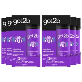 6 x Schwarzkopf Got2b Powder'ful Volumizing Styling Powder 10g