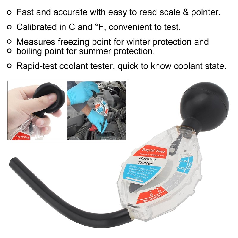 SMGDA Battery Hydrometer, 6V 12V 24V Golf Cart Deep Cycle