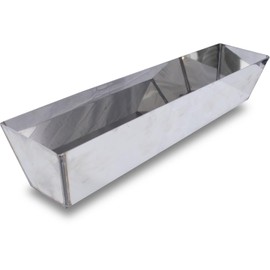 MARSHALLTOWN Heli-Arc Mud Pans, 18 Inch, Heavy Gauge Stainless Steel, Heli-Arc Welded Corners, Sheared Sides to Clean Knives, Hold Joint Compound, Drywall and Plaster, 6397