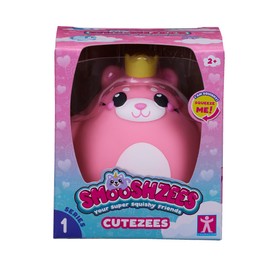 Smooshzees Cutezees Rose, Pink Kitty, Collectable Characters, Supersoft, Cuddly and Squishy!