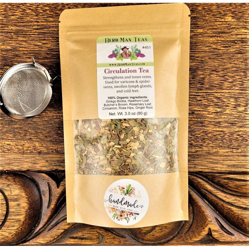 HERB MAN TEAS VARICOSE VEIN CLEARING TEA - Strengthens &