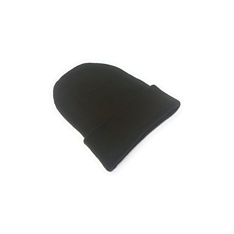 Kids Beanie Hat - Unisex Slouch Winter Woolly Turn Up