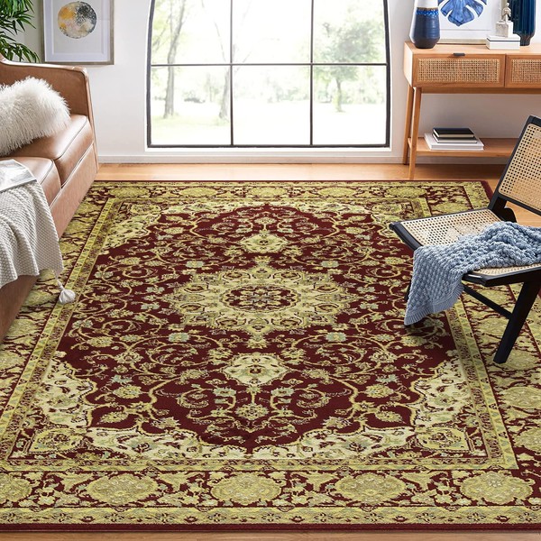 MilleLoom Area Rug 8x10 Rug for Living Room Clearance Traditional