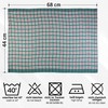 QCS Towel - Pack of 10 Colured Check Tea Towels