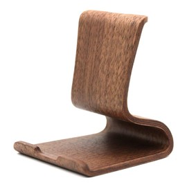 JTT Natural Wood Smartphone High Stand Walnut WSHS-WN