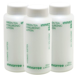 Innisfree Green Tea Hyaluronic Acid Lotion 3pcs / 이니스프리 그린티 히알루론산 로션 3개