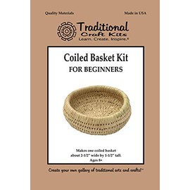 Traditional Craft Kits Coiled Basket Kit for Beginners