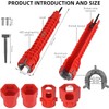 Ninoclar 14-in-1 Multi-Functional Wrench for Toilet, Sink, Bathroom, Kitchen Plumbing