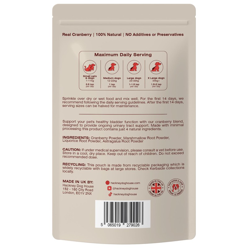 Cranberry for Dogs & Cats | Advanced Bladder & Kidney