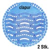 clapur Urinal Strainer (2x) Scented Cotton Blossom, Splash Guard for