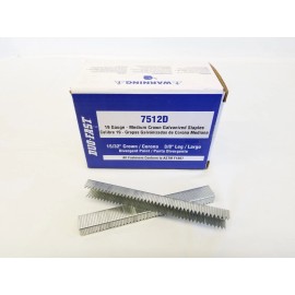 DUO FAST 7512D 3/8" STAPLES  BOX OF 5,000 FITS HT755**