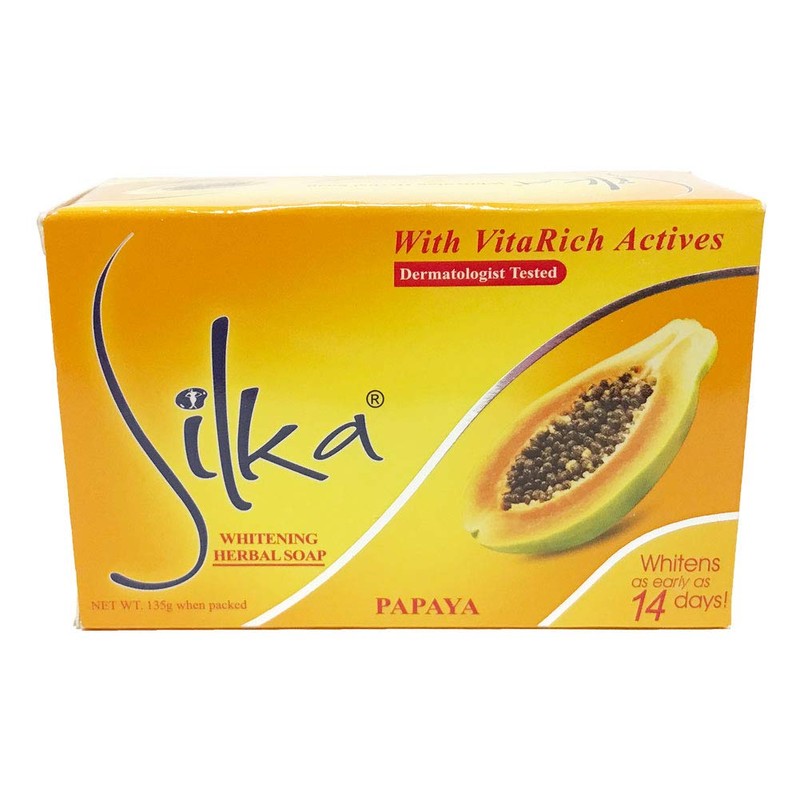 Silka Papaya Soap 4.8 oz (135 g)