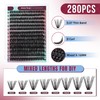 Mayhug Eyelash Extensions Set, 50D Lash Extension Set, 9-16 mm