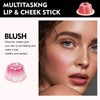 Cream Blush Stick,Eyeshadow Makeup Cream Blush Stick | Long Wearing