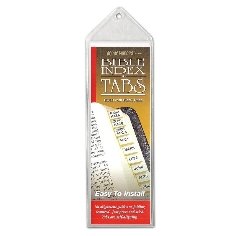 G.T. Luscombe Company, Inc. Gold Verse Finder Bible Tabs |