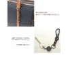 [highstyle] Tochigi Leather & Carabiner & Single Reel Key Chain