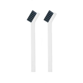 Aiwa Bathroom Cleaning Brush, White, 17.5 x 4 x 1, Magpita Set of 2 Mini Brushes
