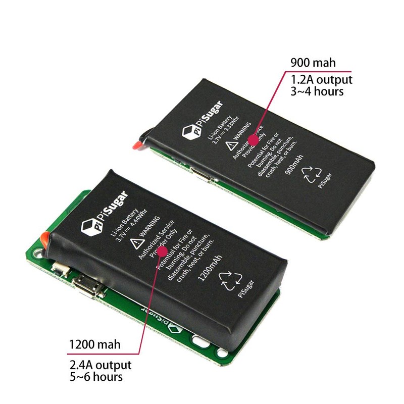 Pisugar 1200 mAh Lithium Battery Power Module for Raspberry Pi-Zero,