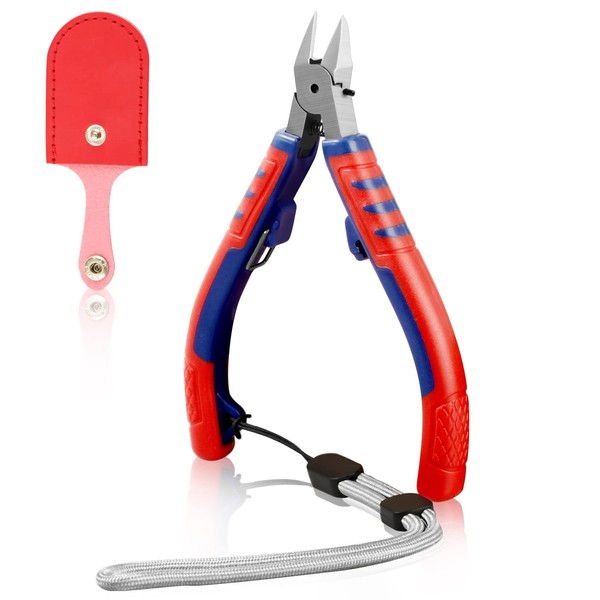 GOLD DEER Wire Flush Cutters Precision Side Cutting Pliers Wire