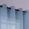 KOUFALL - Juego de 2 paneles de cortinas semitransparentes con