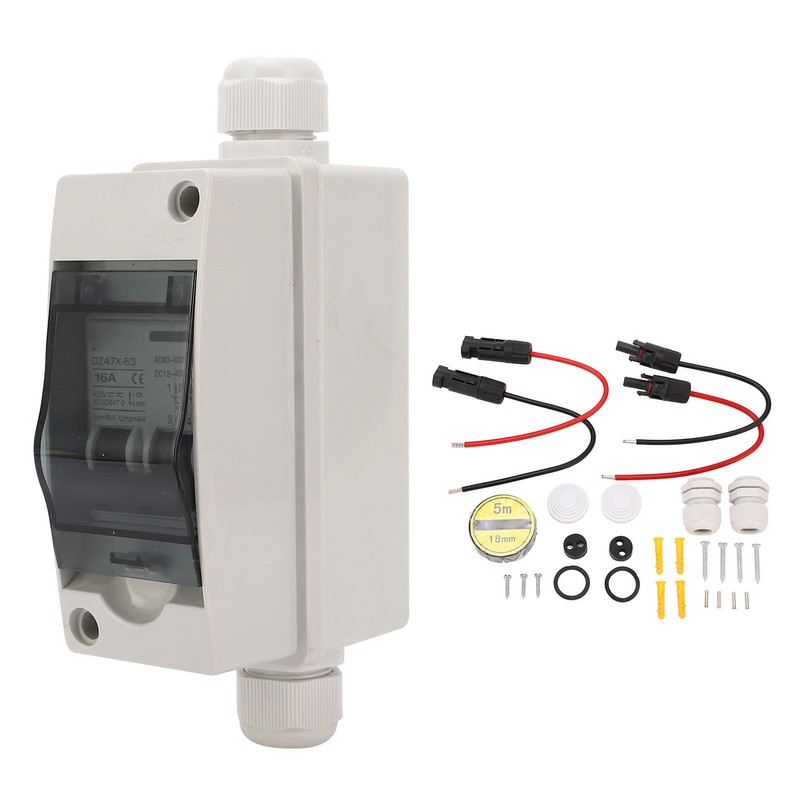 Mini Circuit Breaker DC 12‑400V AC 90‑400V Dual Power 16A