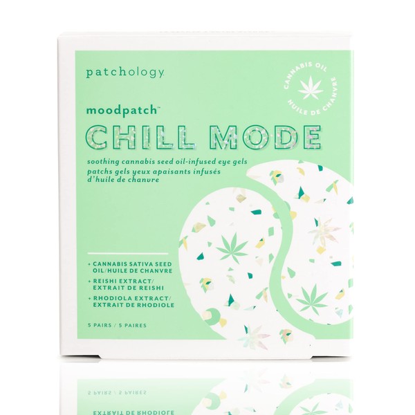 Patchology Chill Mode Hydrating Under Eye Patches - Under Eye Mask For Dark Circles and Puffy Eyes Care, Treatment & Moisturizer - Eye Bags, Puffiness & Wrinkles Reducer (5 Pairs)