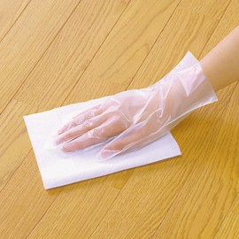 Azuma SQ054 Wax Sheet for Flooring, Wet 10 Pieces, Sheet Size: 11.8 x 7.9 inches (30 x 20 cm), Removes Dust from Floors and Gives Natural Polish