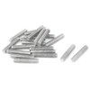 Sourcingmap M6 x 30mm Fully Male Threaded 304 Stainless Steel
