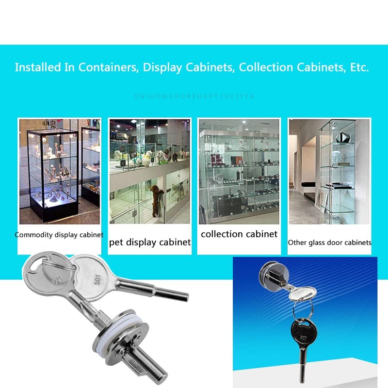 WANLIAN Glass Lock Sliding Door Lock with Key