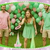 Jenaai 6 Set Halloween Inflatable Witch Hat Ring Toss Game