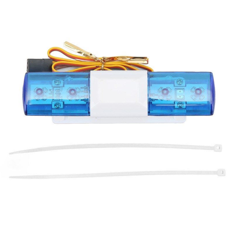 RC LED Police Light Simple Simulation Design 4 Modes RC