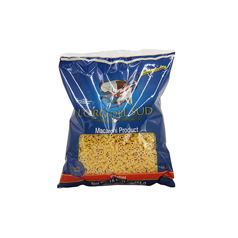 Ditalini Pasta, 4 pack, Italian Pasta, Bow-Tie Pasta, Premium Quality