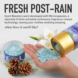 YUCO Scent Beads Laundry Natural,Ultra-Concentrated Two-Color Laundry Beads,Effective Fabric Deodorizer,Soften,Static Free,Microcapsule Technology Scent Lock Fresh Last 12Weeks(Ocean Cedarwood,12.6OZ)