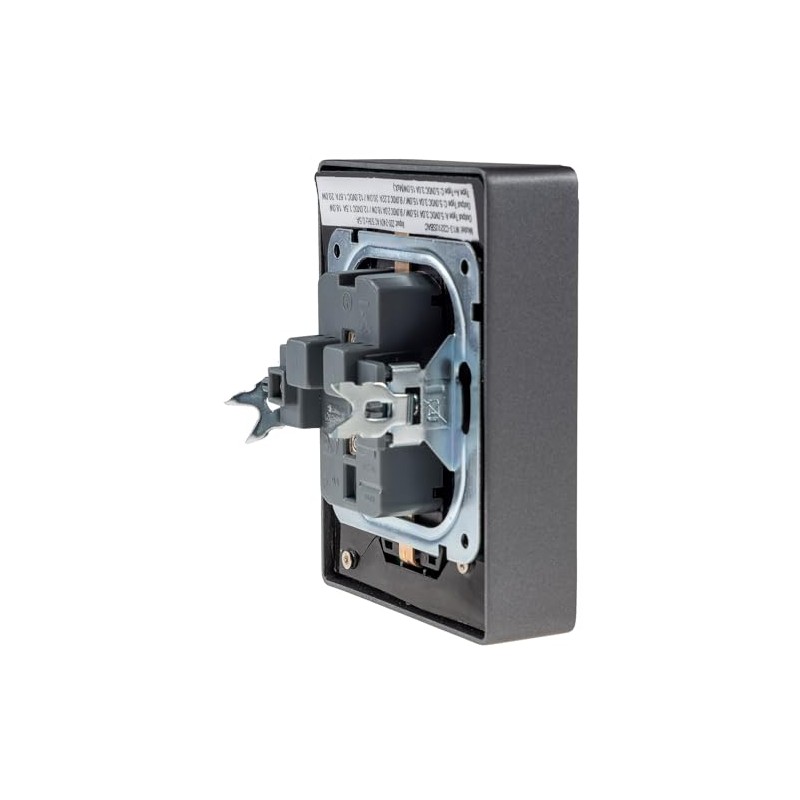 Milos Protective Contact Socket 2-Way Double Socket 1 to 2