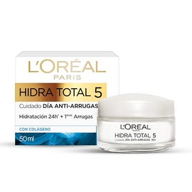 L'Oréal Paris Crema de Día Anti Arrugas Hidra Total 5 con Colágeno, 50ml