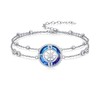 Compass Bracelet for Women 925 Sterling Silver Summer Beachy Bracelets